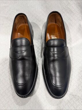 Allen Edmonds Black Leather Lake Forest